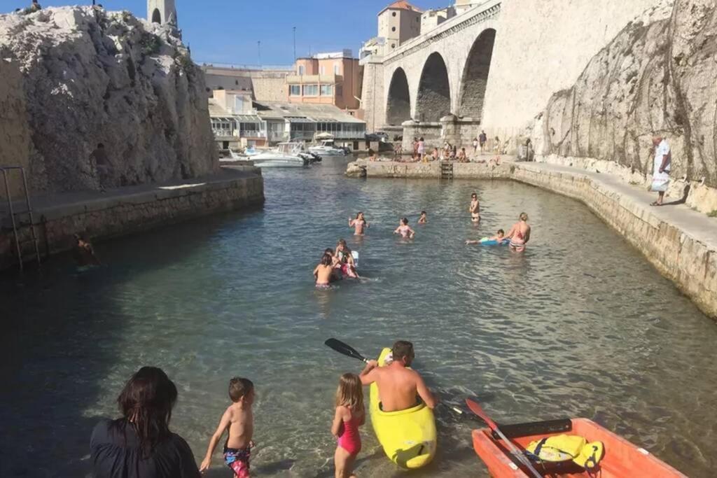 Une Calanque Au Coeur De La Ville Marselha Exterior foto